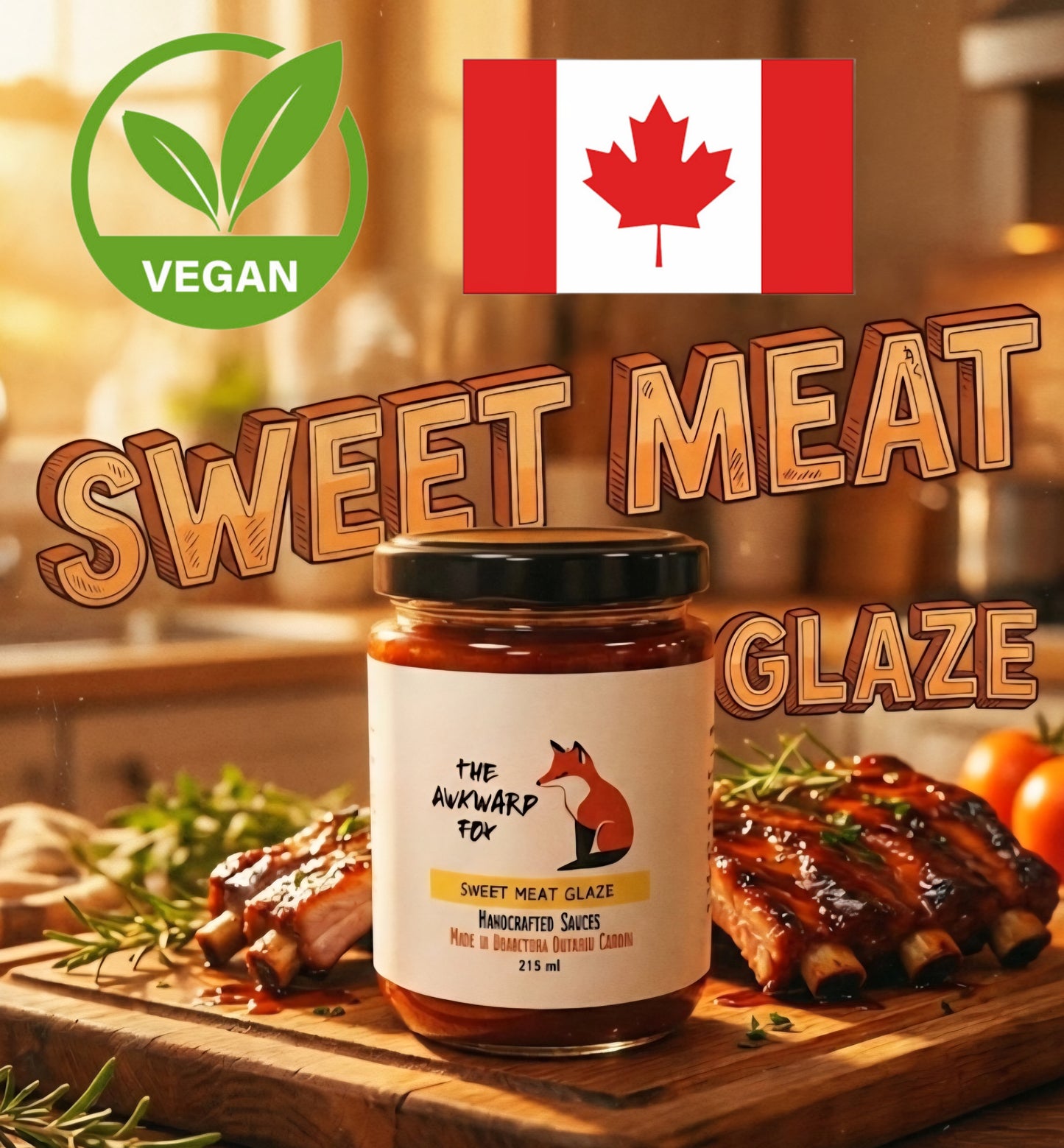 Sweet meat glaze (237ml) (Vegan) (No Tax)