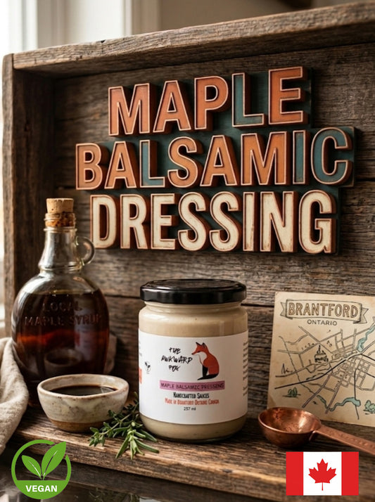 Maple Balsamic Dressing (237ml) (Vegan) (No Tax)